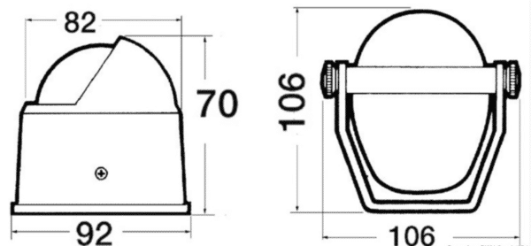 COMPASS RIVIERA STELLA BRACKET BLACK - Image 2