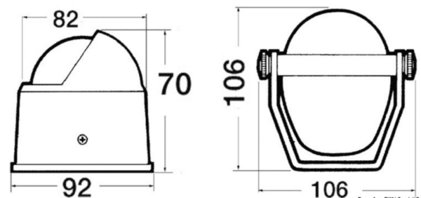 COMPASS RIVIERA STELLA BRACKET WHITE - Image 2