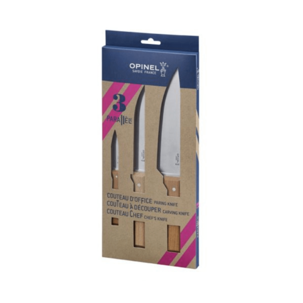 OPINEL-TRIO-PARALLELE-CHEF'S-KNIVES-SET