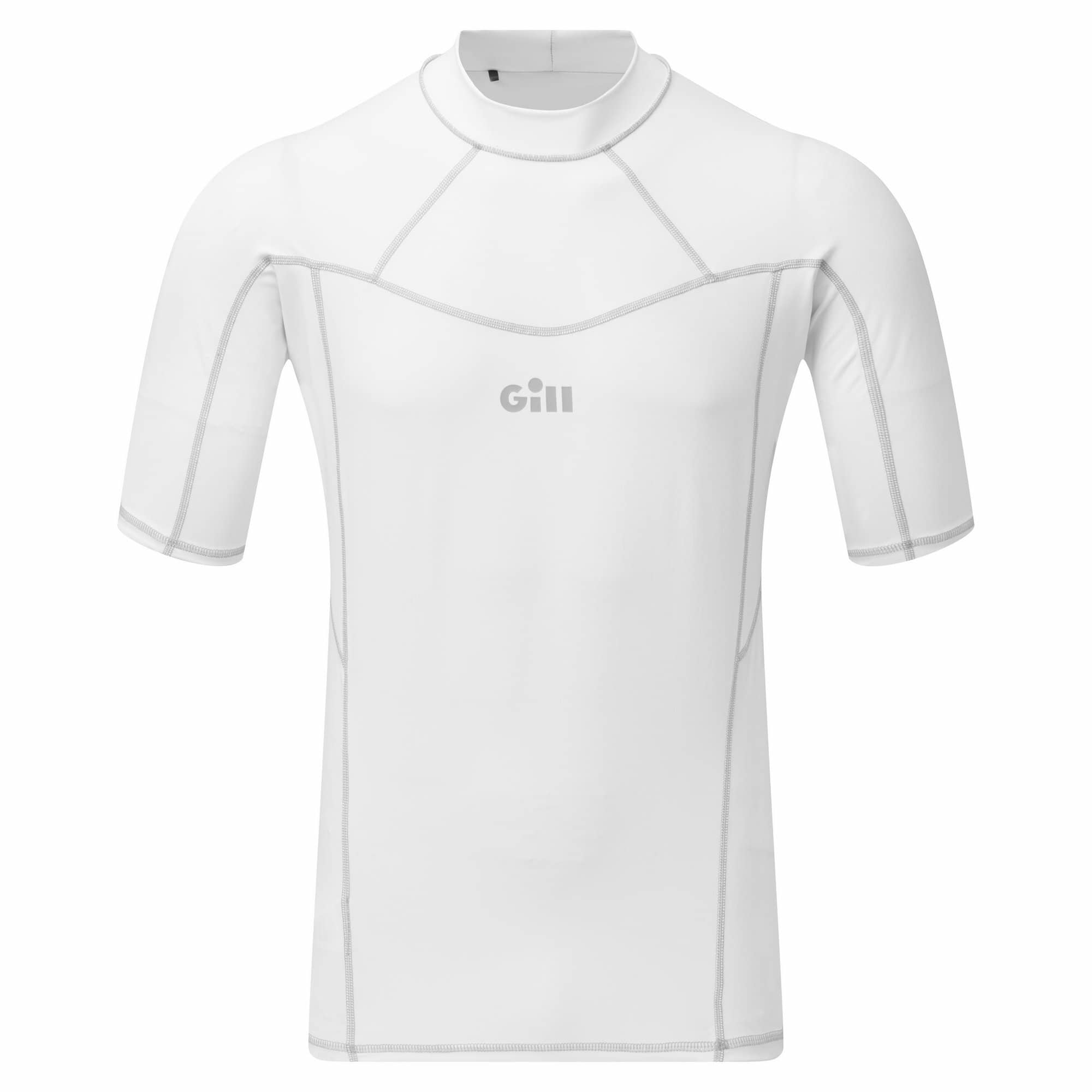 RASH VEST SHORT SLEEVE PRO WHITE | Gauci Borda - Marine | Hardware | Flags