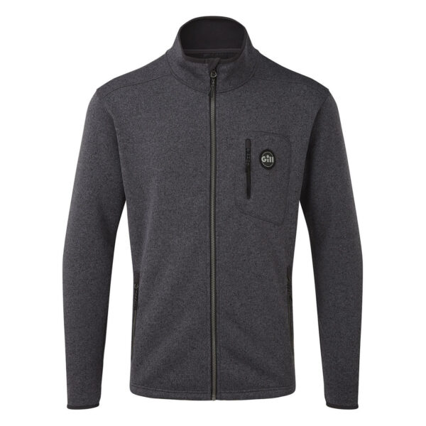 JACKET KNIT FLEECE MAN ASH