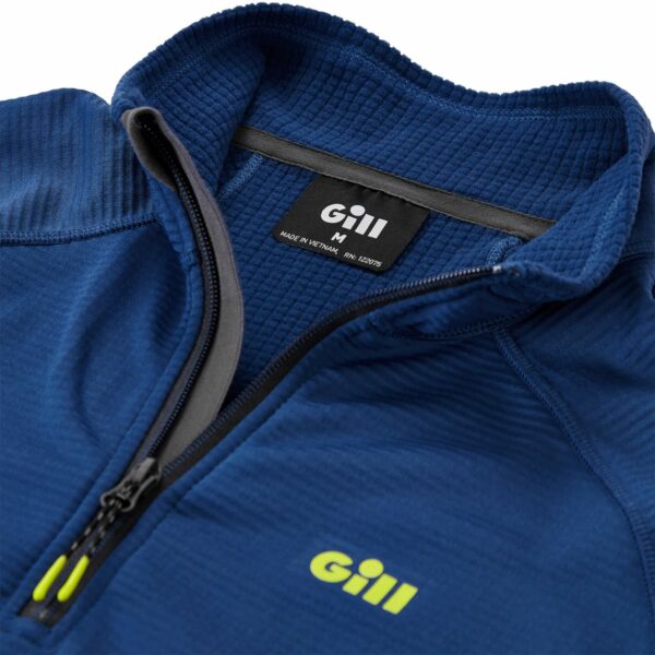 TOP OS THERMAL ZIP-NECK ATLANTIC BLUE - Image 3