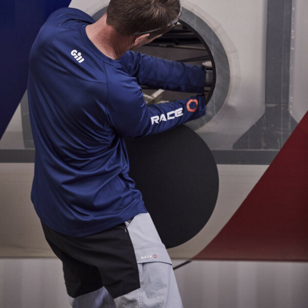 T-SHIRT RACE LONG SLEEVE DARK BLUE - Image 3
