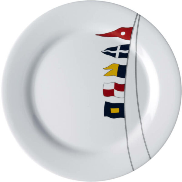PLATES FLAT 25CM REGATA (X6)