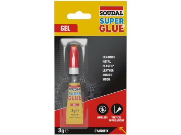 SOUDAL SUPERGLUE CYANO GEL 3G TUBE