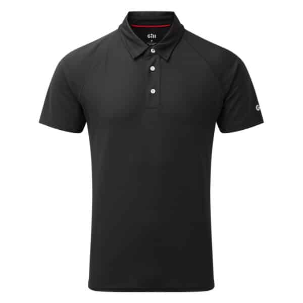 POLO S/S UV TEC MEN BLACK