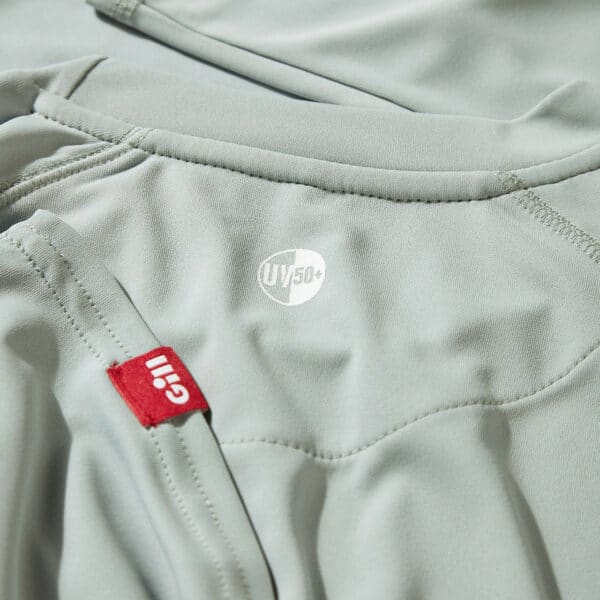 T-SHIRT L/S UV-TEC MEN MEDIUM GREY - Image 4