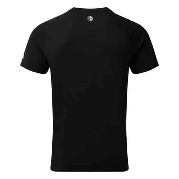 T-SHIRT S/S UV-TEC MEN BLACK - Image 3