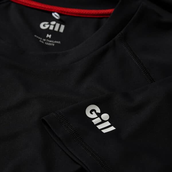 T-SHIRT S/S UV-TEC MEN BLACK - Image 4