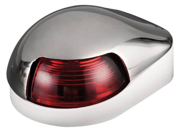 LIGHT DECK 112.5 DEG. RED LEFT 12V 8W