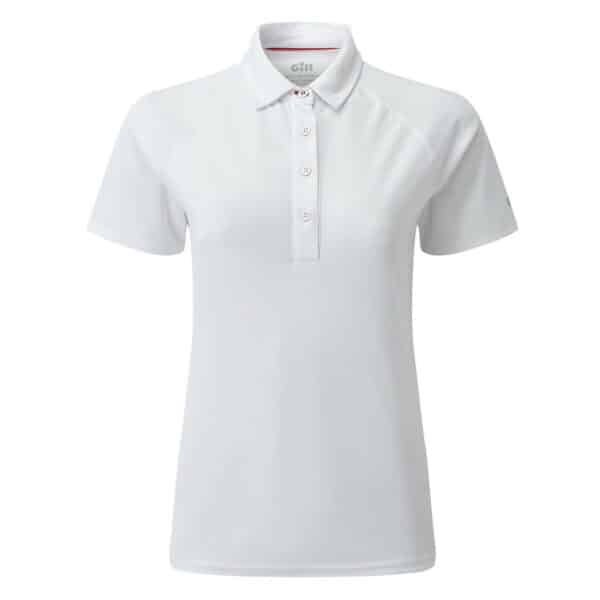 POLO S/S UV TEC WOMEN WHITE