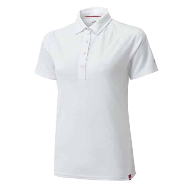 POLO S/S UV TEC WOMEN WHITE - Image 2
