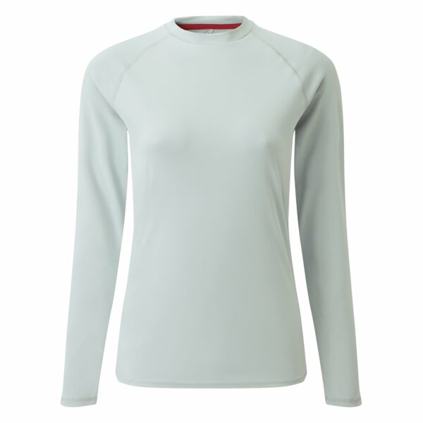 T-SHIRT L/S UV-TEC WOMEN MEDIUM GREY