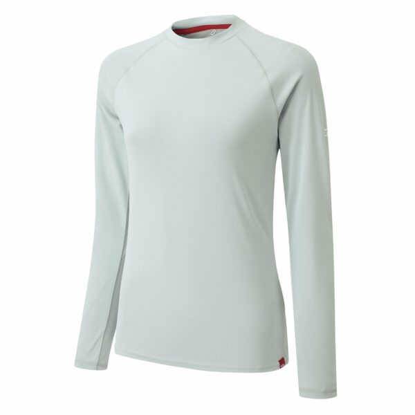T-SHIRT L/S UV-TEC WOMEN MEDIUM GREY - Image 2