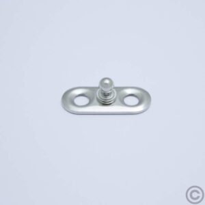 TOMAX STUD LOW W/PLATE 2-HOLE 15MM