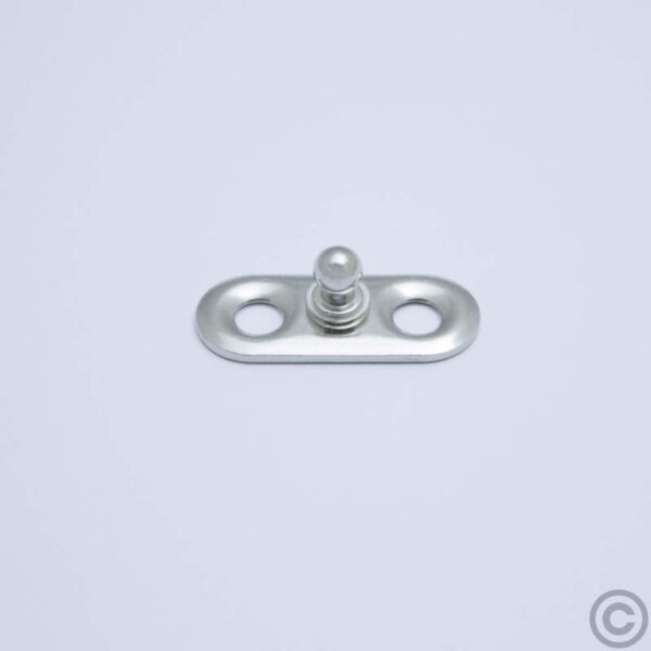 TOMAX STUD LOW W/PLATE 2-HOLE 15MM