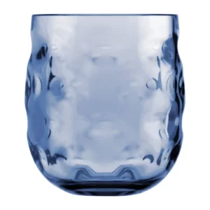 GLASS WATER MOON BLUE, 6 Pc