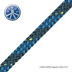 LIROS REGATA 8MM STEELBLUE