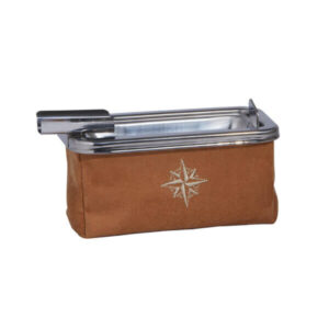 ASHTRAY RECT. CIGAR S/S CAMEL SUEDE