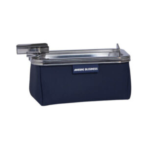 ASHTRAY RECT. CIGER S/S BLUE NAVY