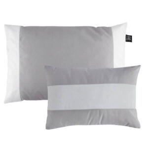 CUSHION SET X 2 40X40CM W/PROOF BROWN