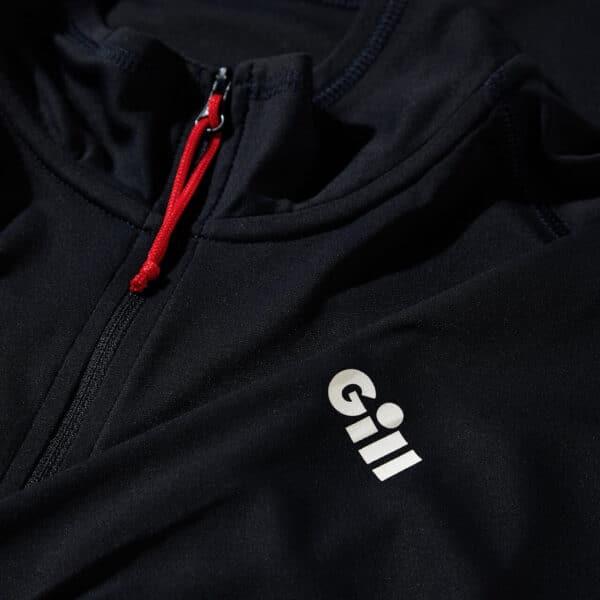 POLO L/S TECH ZIP NECK MEN NAVY - Image 4