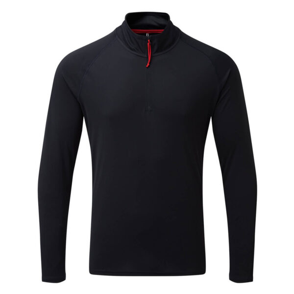 POLO L/S TECH ZIP NECK MEN NAVY